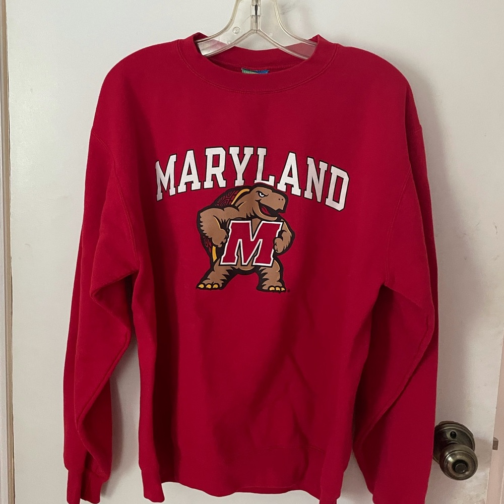 University of Maryland college sweatshirt crewneck